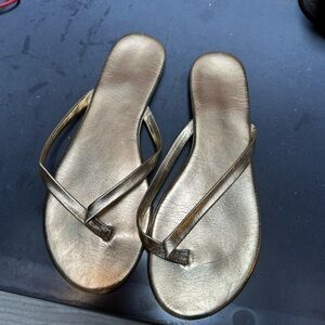 Gold sandals